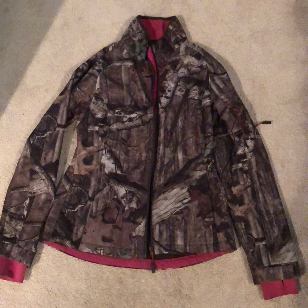 Camo hard shell jacket